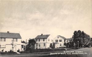 Myerstown Pennsylvania~Houses along North College Street~South of Route 422~'50s