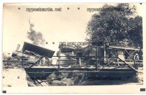 RPPC, Steam Tractor (Rumely) Falling Threw Bridge