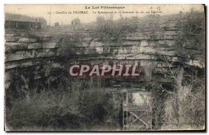 Old Postcard Lot Picturesque Galleries De Padirac Chasm The restaurant and th...