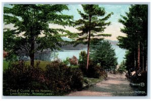 c1905 Five O' Clock In The Morning Lake Rosseau Muskoka Lakes Canada Postcard