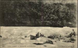 CHILE Estrecho Magallanes Canal Schmit WHITE WATER c1910 ...