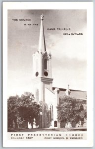 Vtg Port Gibson Mississippi MS First Presbyterian Church Postcard