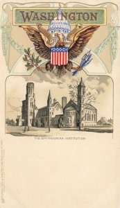 Washington DC The Smithsonian Institution Embossed Raphael Tuck Postcard 