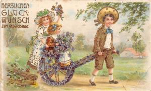 BG20335 boy and girl chart of flower geburtstag birthday   germany