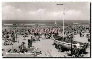 Old Postcard Netherlands Zee Zandvoort Strandgezicht