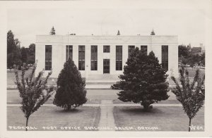 Oregon Salem Federal Post Office Building 1948 Real Photo