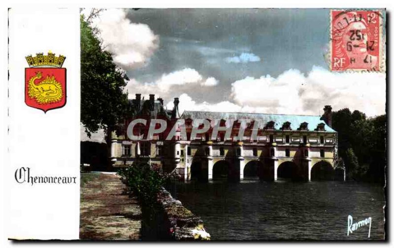 Old Postcard Images of France's Loire Valley Chateaux View Cher