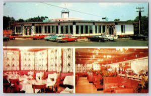 Postcard Trotters & Pacers Diner - Great Cars & Interior - Freehold New Jersey