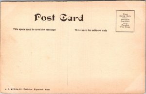 Scenic View, Morton Park, Plymouth MA Vintage Postcard U47