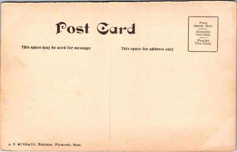 Scenic View, Morton Park, Plymouth MA Vintage Postcard U47