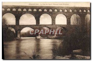 Old Postcard Remoulins Pont du Gard