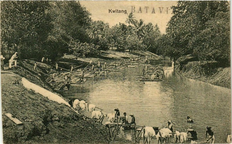 CPA AK Batavia Kwitang. INDONESIA (169531)