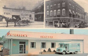 Allentown Pennsylvania Peterson Seafood Co Vintage Postcard AA58518