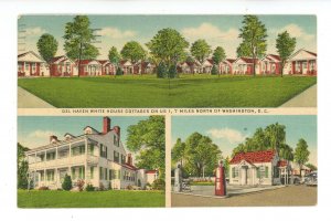 MD - Berwyn. Del Haven Gas Station  & White House Cottages ca 1940's