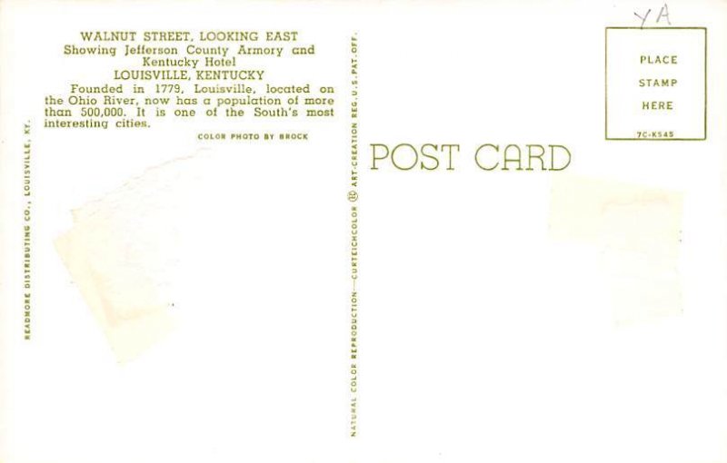 Jefferson County Armory Kentucky Hotel Louisville, Kentucky USA