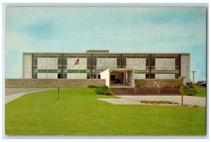 c1950's Davenport Museum Entrance Davenport Iowa IA Unposted Vintage Postcard