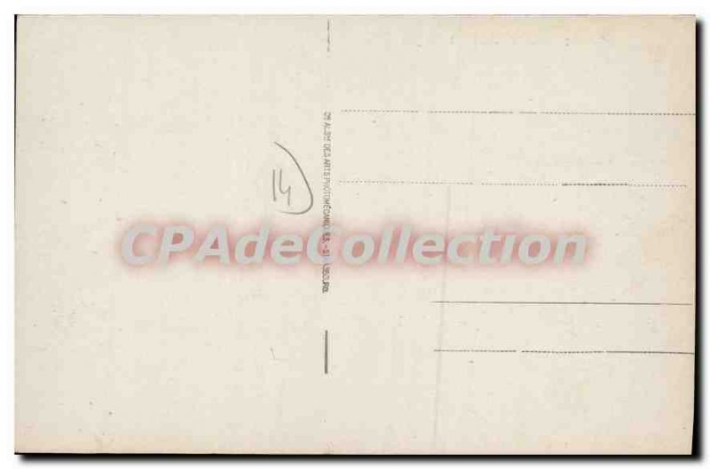 Postcard Old Villerville La Digue