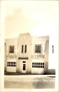 Winnemucca Nevada Fire House Station c1930-50s Real Photo Vintage Postcard