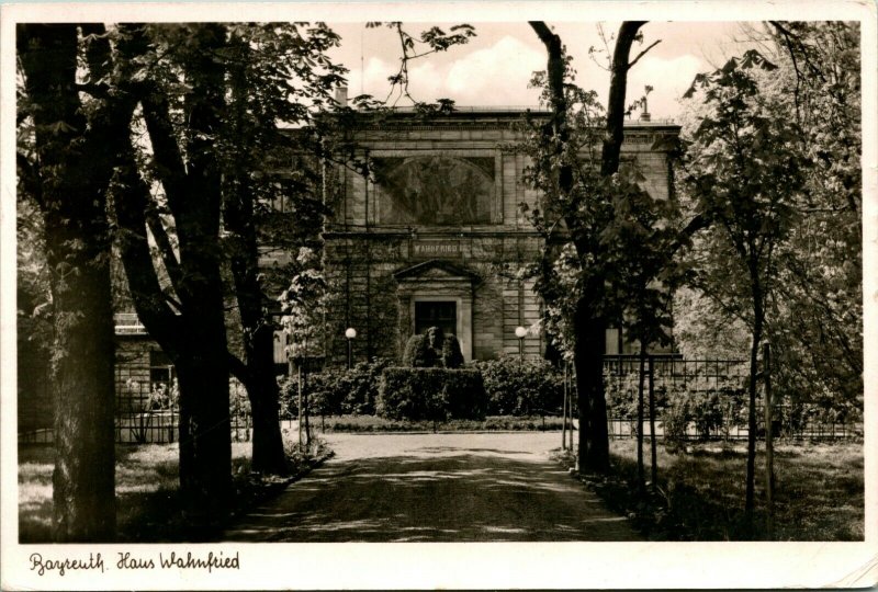 Vtg Postcard RPPC Bayreuth, Germany Haus Wahnfried - RIchard Wagner Home