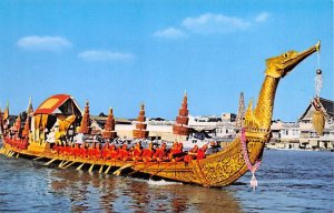 The Supannahongse, Thai Royal State Barge Bangkok Thailand Unused 