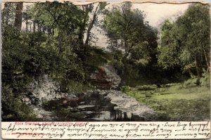 Rock Springs near Burlington Iowa Postcard Kropp GLB UND 1910