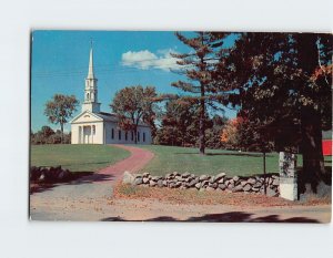 Postcard Martha-Mary Chapel South Sudbury Massachusetts USA