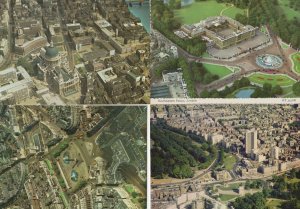 Trafalgar Square St Pauls Cathedral Aerial 4x London Postcard s