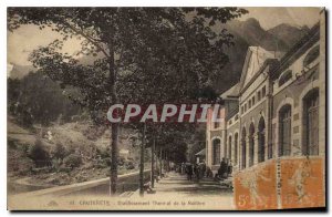 Old Postcard Cauterets Etablissement Thermal of Raillere