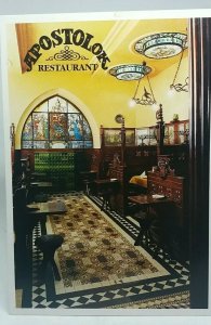 Vintage Postcard Apostolok Restaurant Budapest Hungary