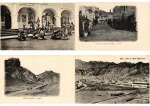 ADEN YEMEN 16 Vintage Postcards with BETTER Mostly pre-1920