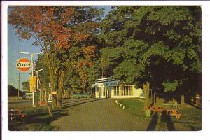 M&M Motel & Reataruant, MacTier, Ontario, Gulf Gas Station, Len Leiffer