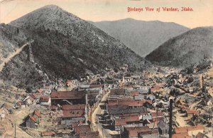 Wardner Idaho Birds Eye View Vintage Postcard AA60840