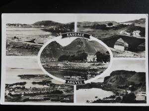 Argyll: EASDALE 5 Picture Multiview c1934 RP