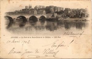 CPA ANGERS - Le Pont de la Basse-Chaine & le Chateau (253975)