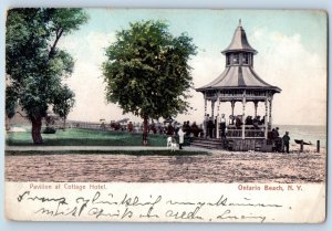 Ontario Beach New York NY Postcard Pavilion Cottage Hotel c1906 Vintage Antique