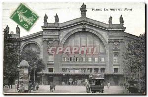 Paris - 12 - Gare du Nord - Old Postcard