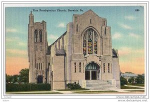 First Presbyterian Church, Berwick, Pennsylvania, 30´s- 40´s