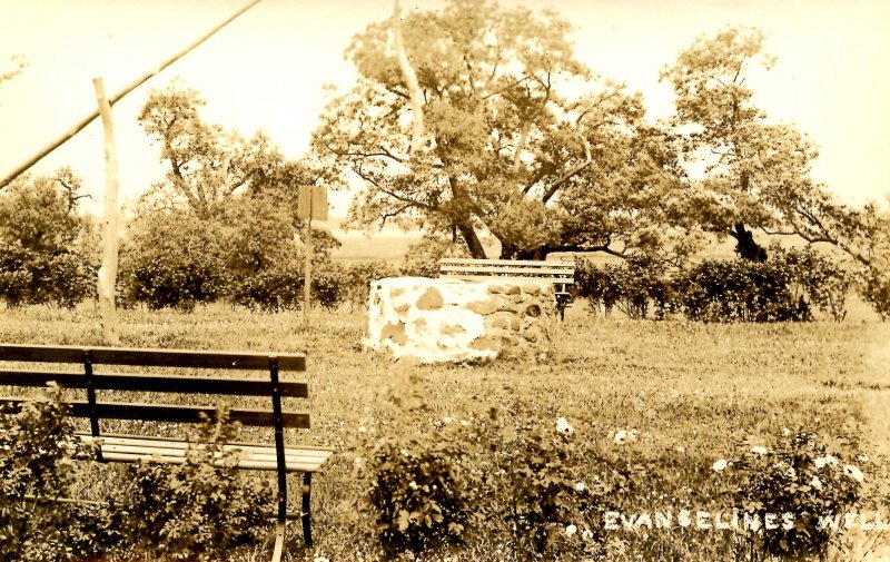 Canada - Nova Scotia, Grand Pre. Evangeline's Well     *RPPC