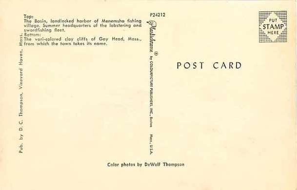 Scene It's Great To Be On Martha's Vinyard Island MA