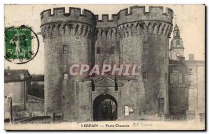 Old Postcard Verdun Porte Chaussee