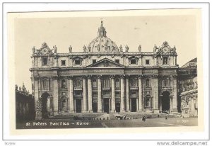 RP, St. Peters Bascilica, Rome (Lazio), Italy, 1920-1940s
