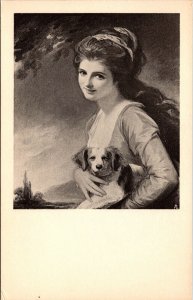 Lady Hamilton as Nature George Romney The Frick Collection NY Postcard PC157