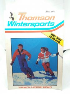 Thomson Wintersports 1982/83 Vintage Holiday Advertising Postcard