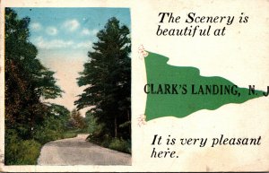 New Jersey Clark's Landing The Scenery Is Beautiful 1920 Pennant Series