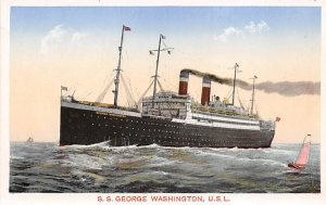 SS George Washington United States Line Unused 