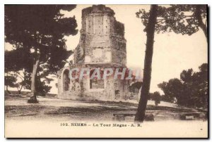 Postcard Old Nimes Tour Magne