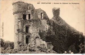 CPA Pont Aven- Ruines du Chateau de Rustephan FRANCE (1026648)