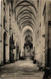 CPA FÉCAMP- Nef de l'Église de la Trinite ancienne Abbaye Benedictine (347702)