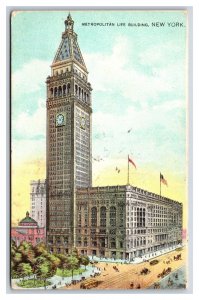 Metropolitan Life Insurance Building New York City NY NYC DB Postcard O15