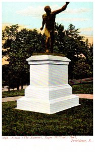 Rhode Island Providence   Statue of the Runner